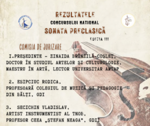 Rezultate Sonata preclasica 2025 -1